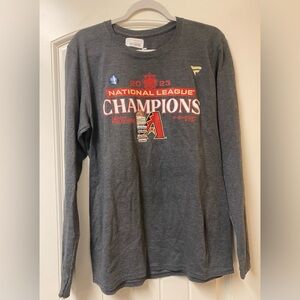 Gray Arizona Diamondbacks National League Champions Long Sleeve Shirt